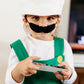 Fire Luigi Costume 4 piece set.