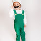 Fire Luigi Costume 4 piece set.