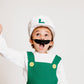 Fire Luigi Costume 4 piece set.