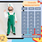 Fire Luigi Costume 4 piece set.