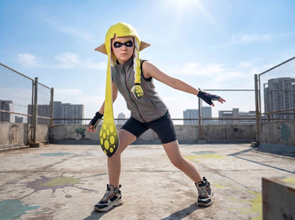 Splatoon 3 Braided Style Hat – Handmade Cosplay Headpiece
