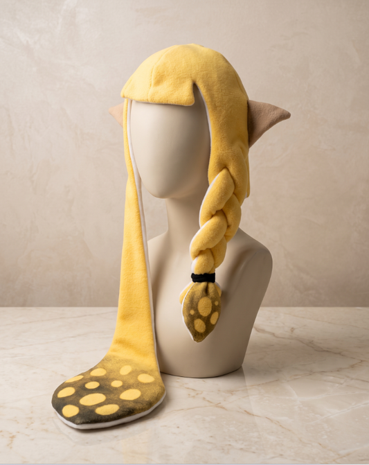 Splatoon 3 Braided Style Hat – Handmade Cosplay Headpiece