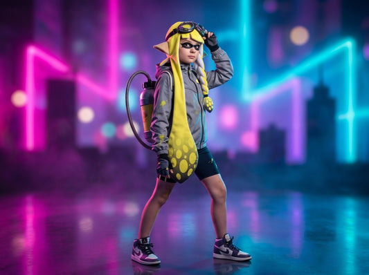 Splatoon 3 Braided Style Hat – Handmade Cosplay Headpiece