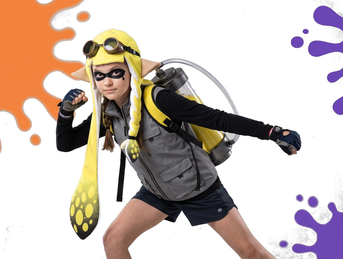 Splatoon 3 Braided Style Hat – Handmade Cosplay Headpiece