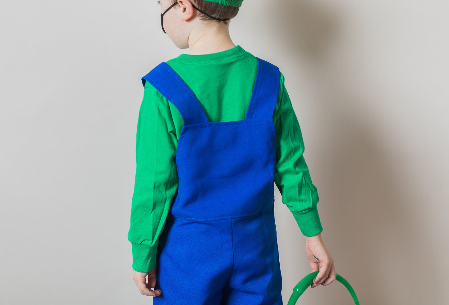 Super Mario Bros Costume, Blue Overalls.