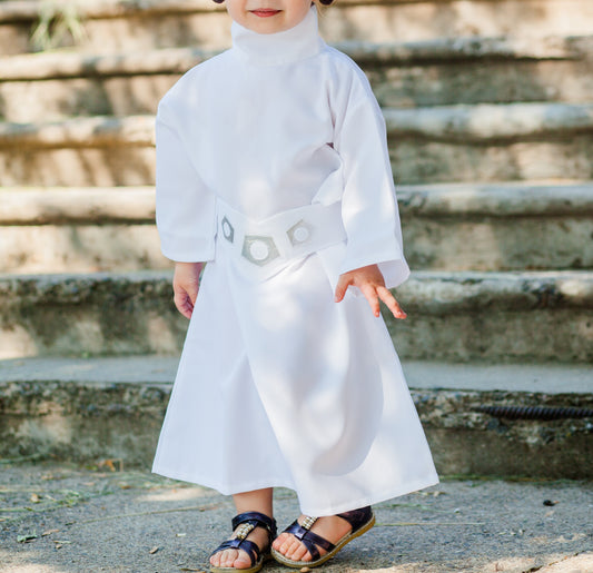 Princess Leia Costume No Headpiece, Princess Leia Dress, Halloween Costume For Toddlers, Birthday Party Outfit